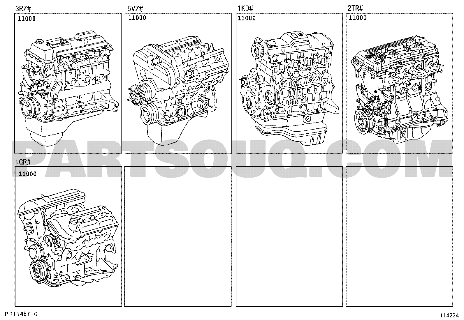 Engine/fuel/tool | LAND CRUISER PRADO TRJ125W-GJPEK 08.2004 - 08.2009