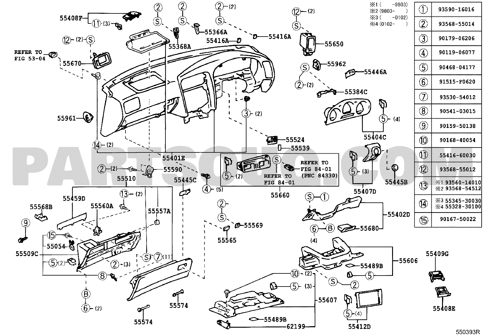 Body/interior | ARISTO JZS161-BEPVZ JZS16# | Toyota | Genuine Parts