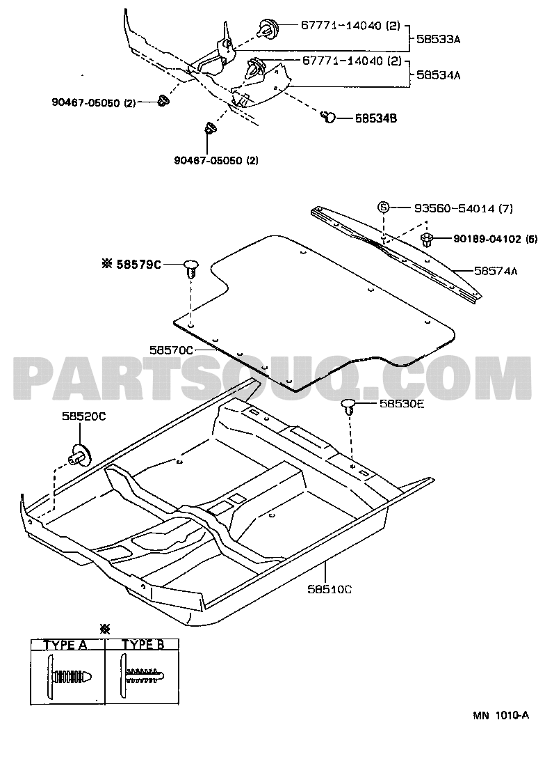Genuine Hyundai 84755-1R200-V2 Fuse Box Cover Assembly