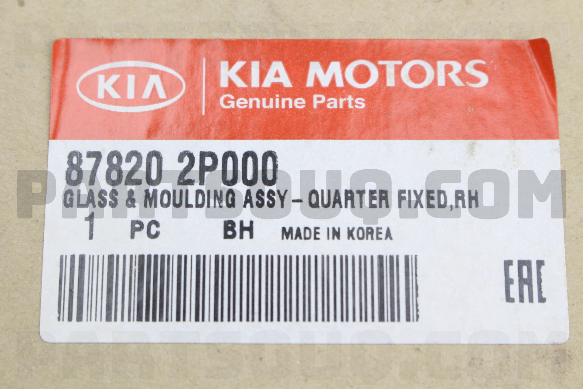 8702p000 Hyundai Kia Glass Mldg Asy Qtr F Price 146 74 Weight 2 522kg Partsouq Auto Parts Around The World