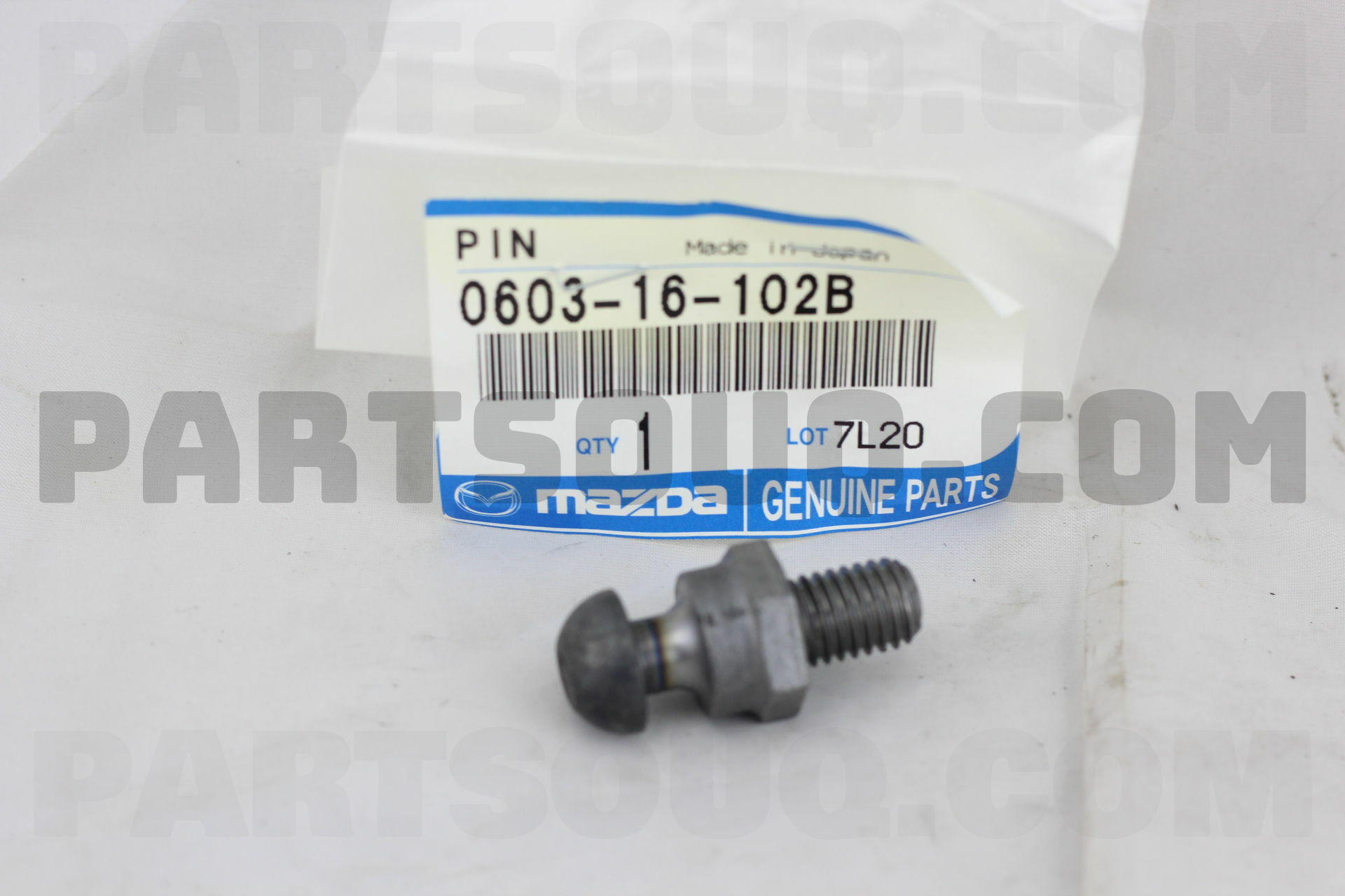 060316102B Mazda PIN,PIVOTCLUTCH REL.FORK, Price 5.02, Weight 0
