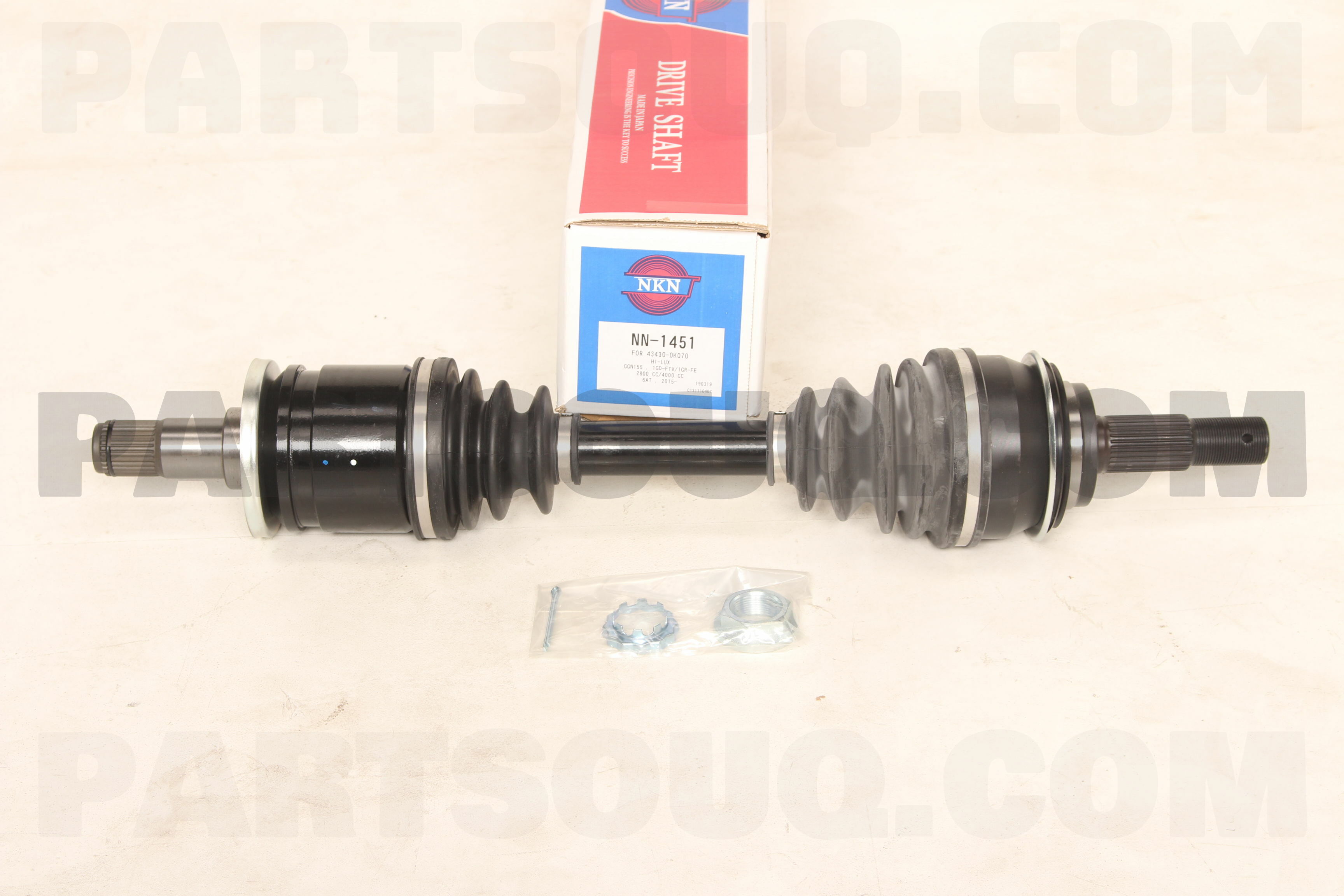 434300K070 Toyota SHAFT ASSY FR DRIVE, Price: 405.3 ...