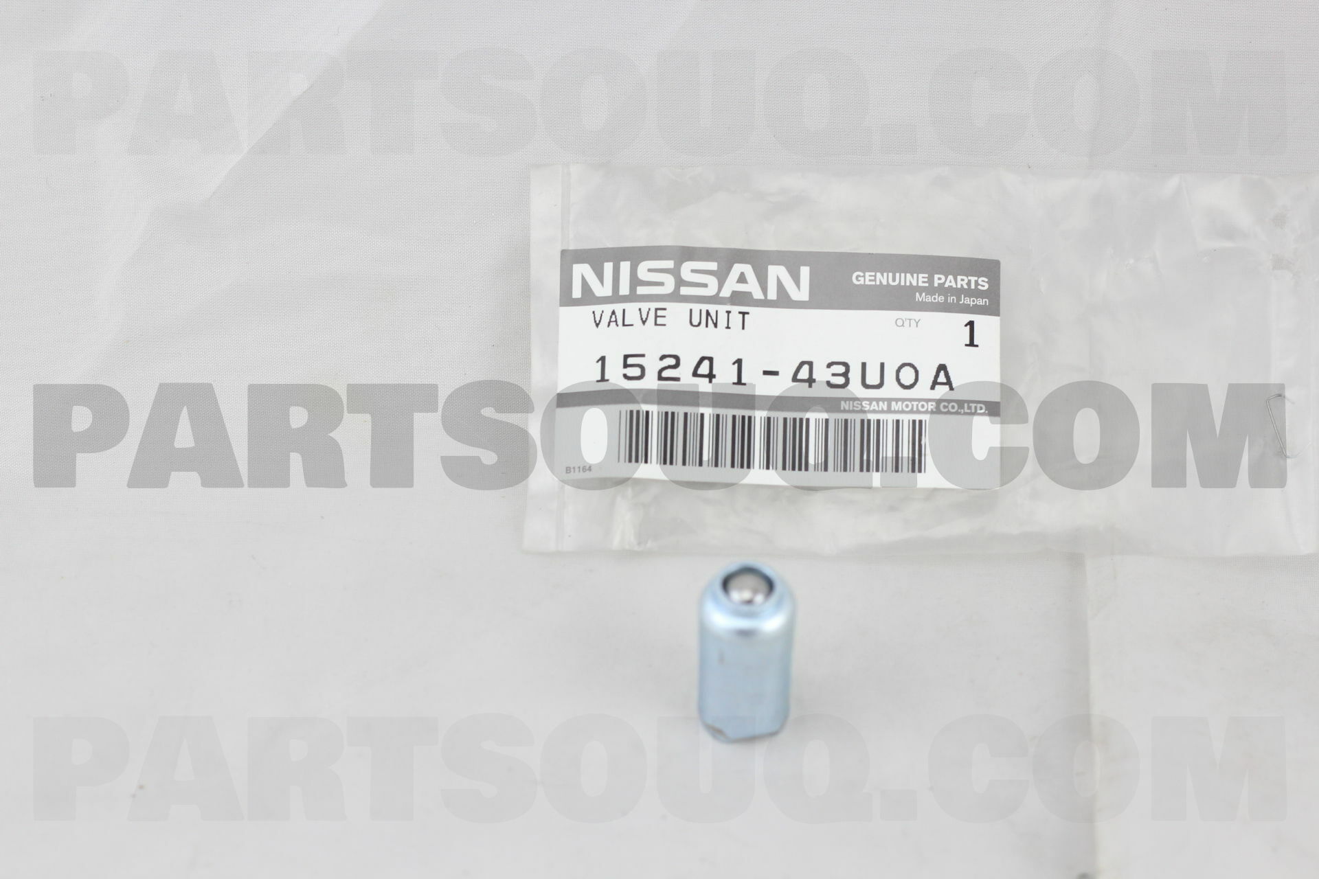 Genuine Nissan Valve-Oil Pressure Regulator 15241-43U0A