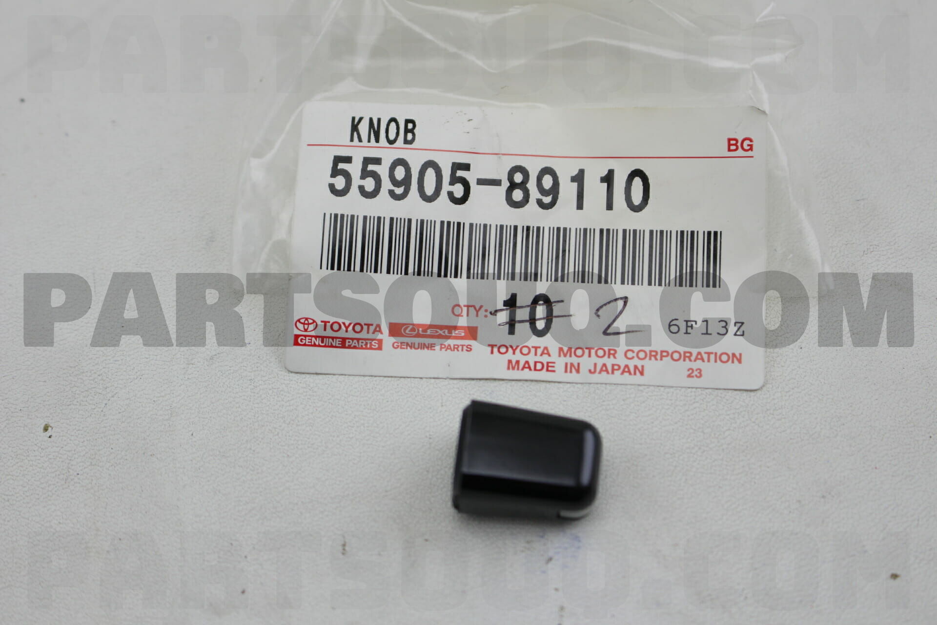 Toyota 55905-95J01 Heater Control Knob
