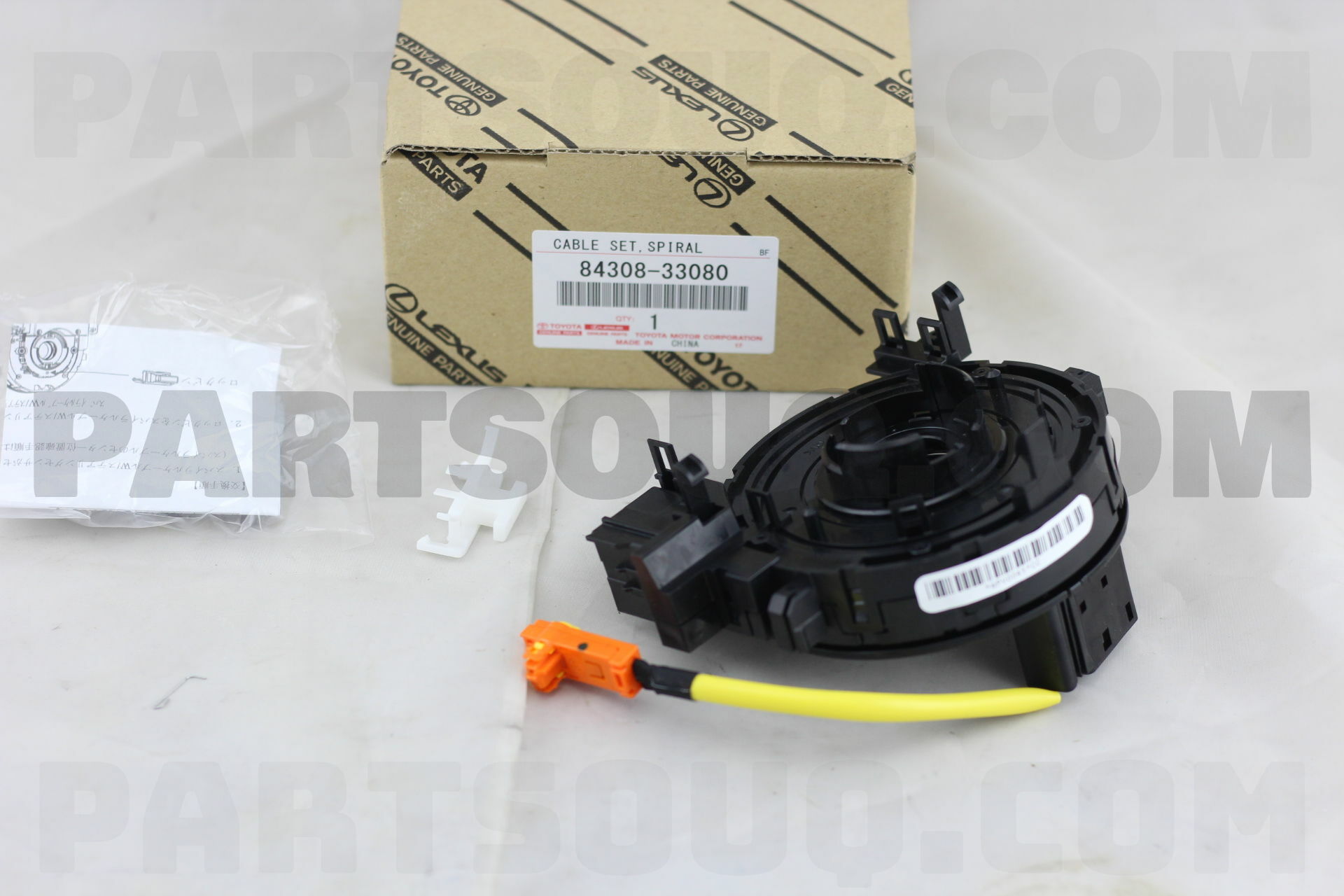 8430833080 Genuine Toyota CABLE SUB-ASSY SPIRAL 84308-33080