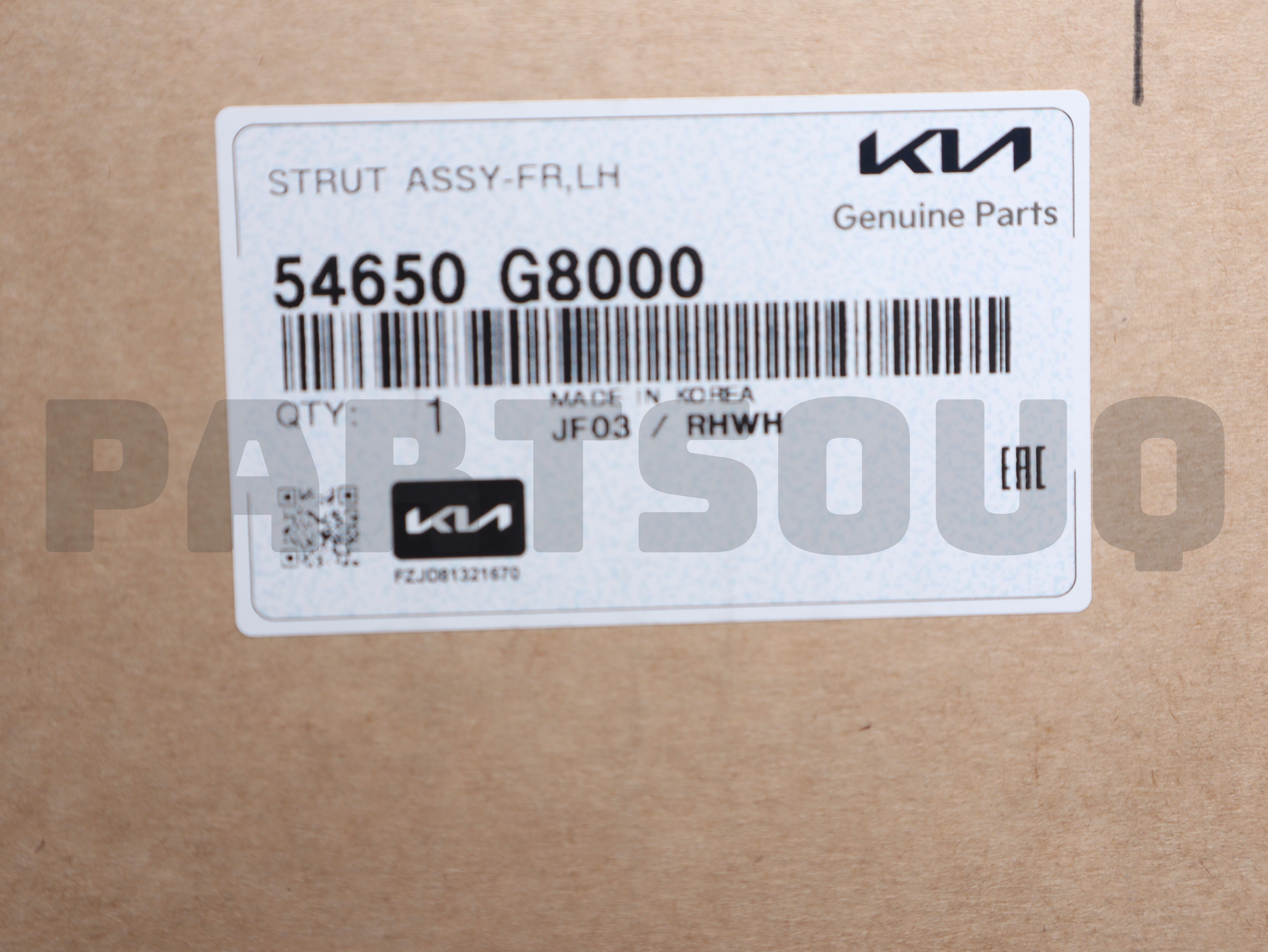 54650G8000 Genuine Hyundai / KIA STRUTASSY-FRLH | eBay