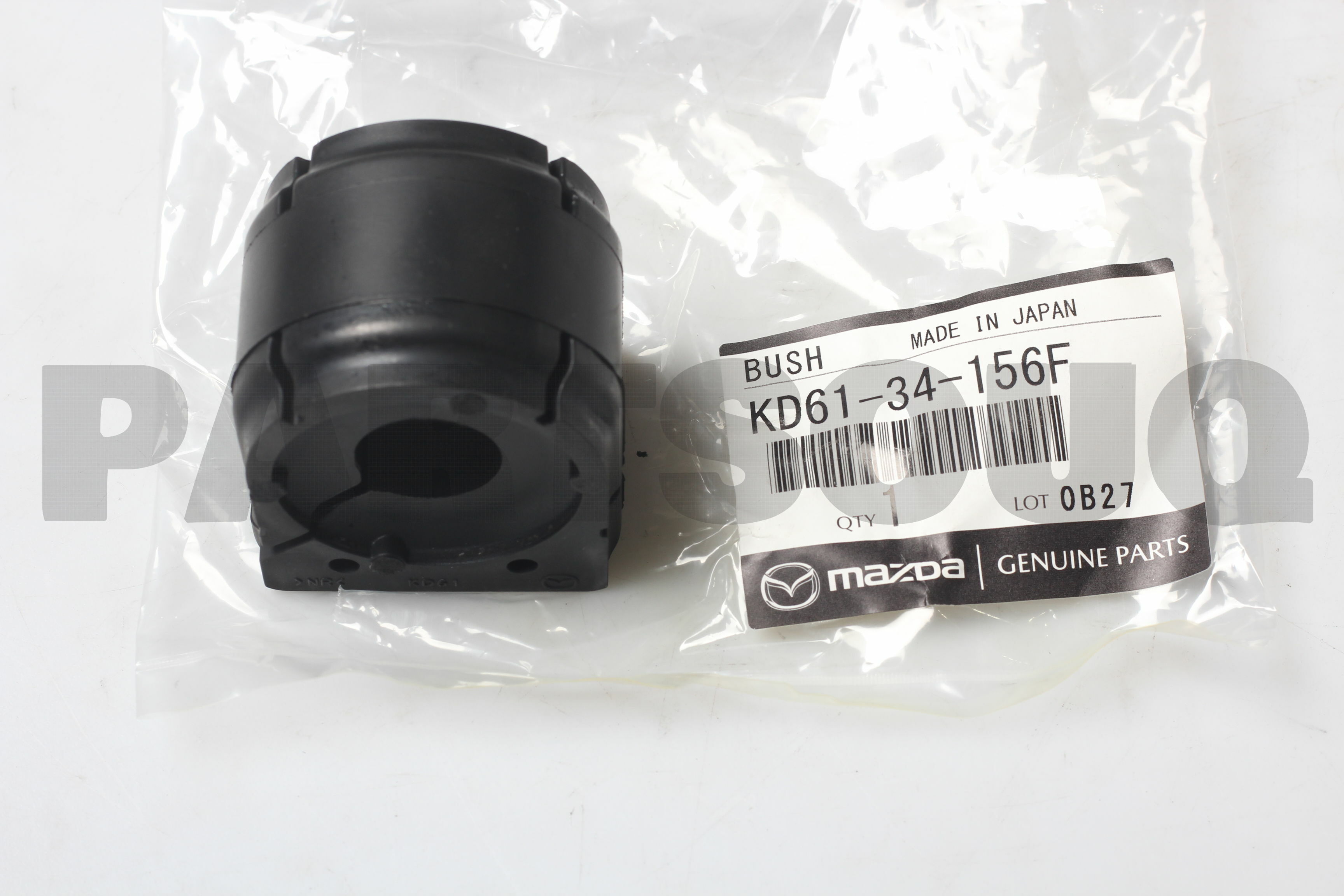 Mazda KD6134156F Genuine Sway Bar Bushing Front BUSH,STABILIZER