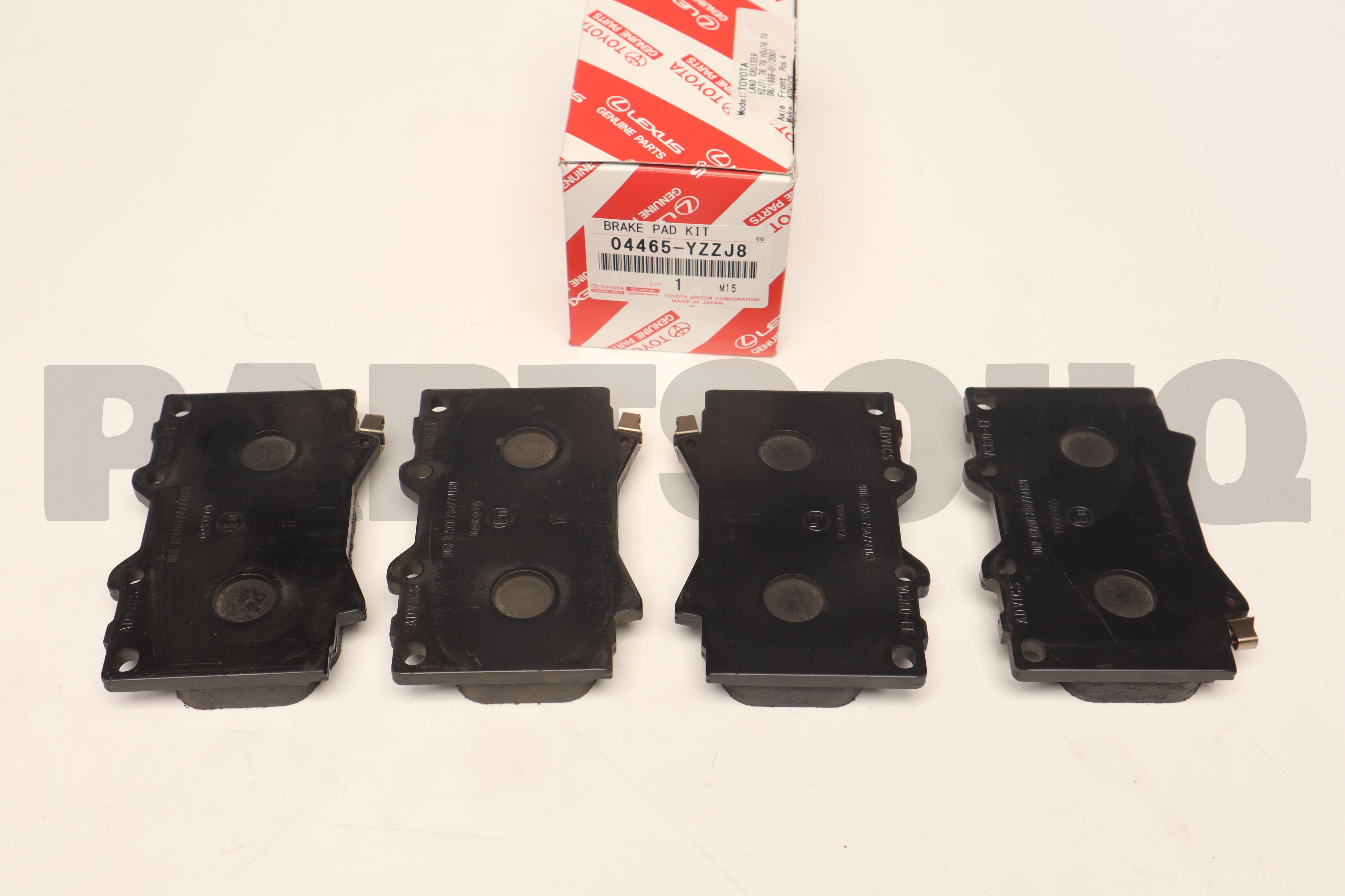 キヨト 04465YZZJ8 Genuine Toyota PAD KIT, DISC BRAKE 04465-YZZJ8 | eBay