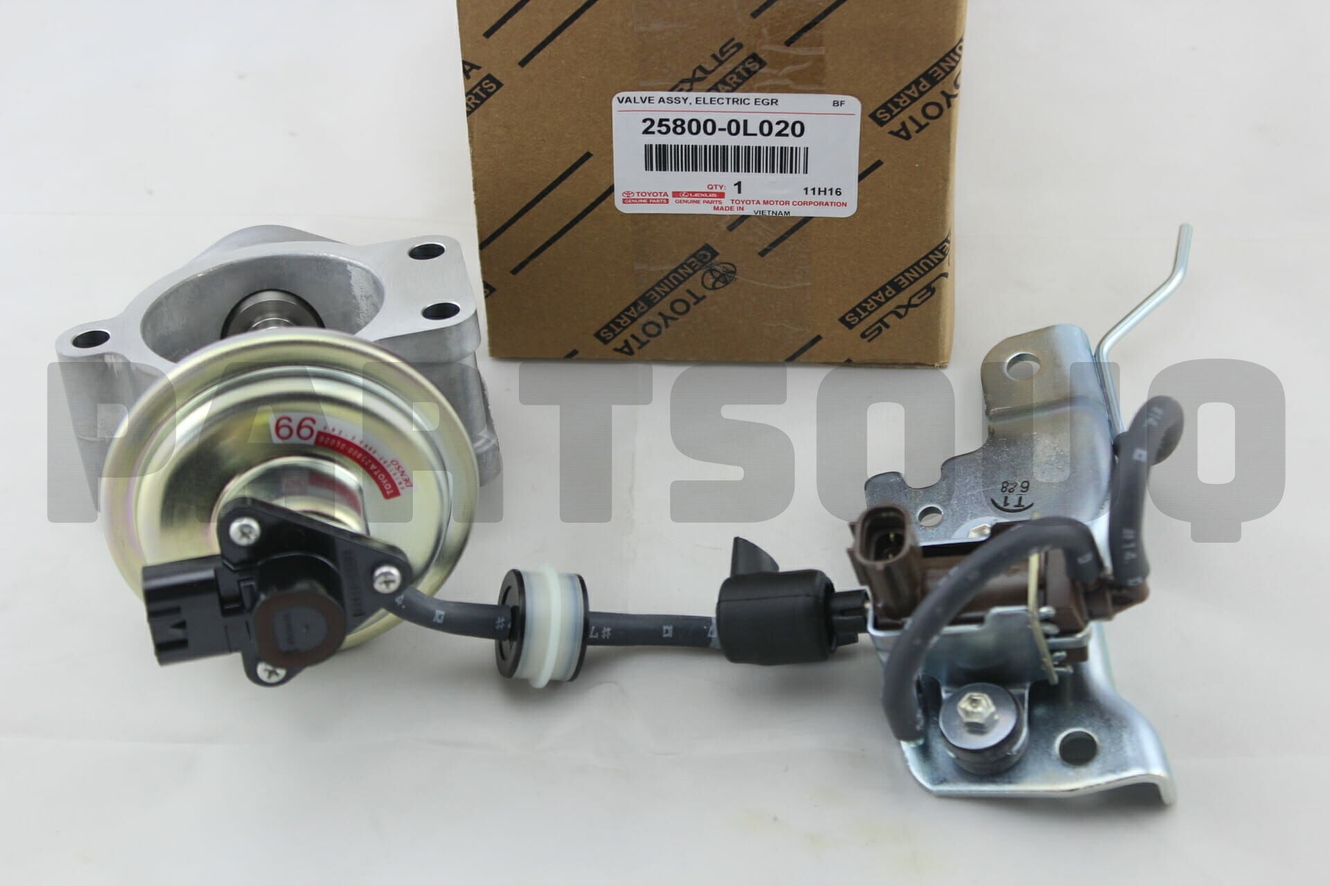 258000L020 Genuine Toyota VALVE ASSY, ELECTRIC EGR CONTROL 25800