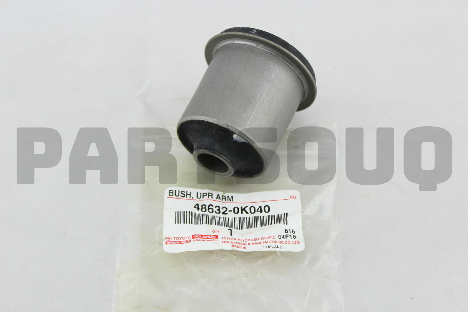 486320K040 Genuine Toyota BUSH, FRONT SUSPENSION UPPER ARM, RH/LH