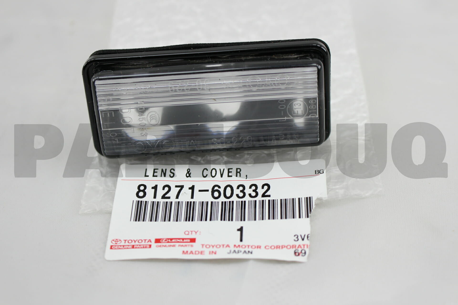 8127160332 Genuine Toyota LENS, LICENSE PLATE LAMP 81271-60332 | eBay