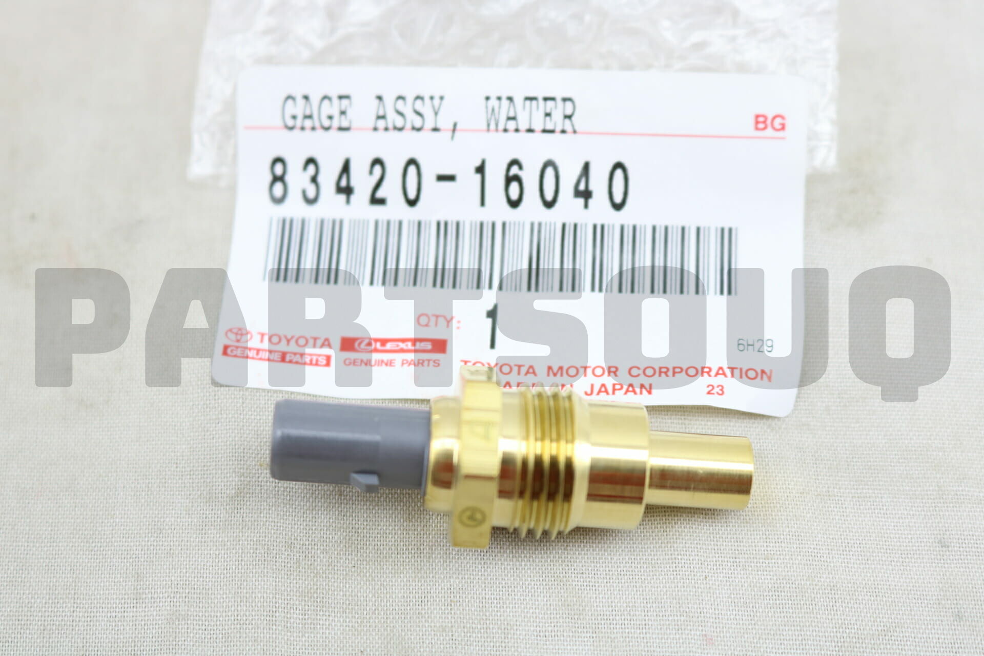 8342016040 Genuine Toyota GAGE ASSY, OIL TEMPERATURE SENDER 83420