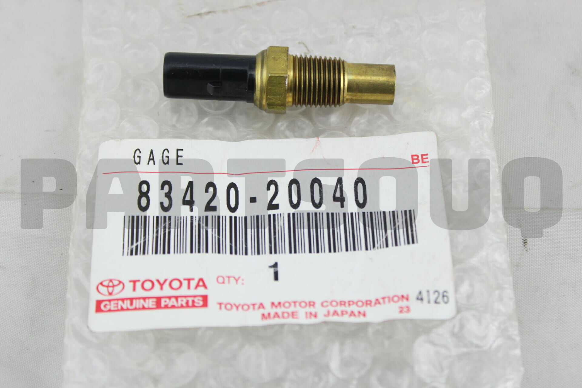 8342020040 Genuine Toyota GAGE ASSY, WATER TEMPERATURE SENDER